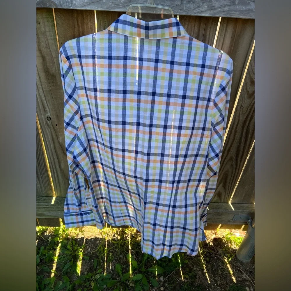 👗Cruel Girl Multicolor Plaid Button Down Shirt - Picture 3 of 6